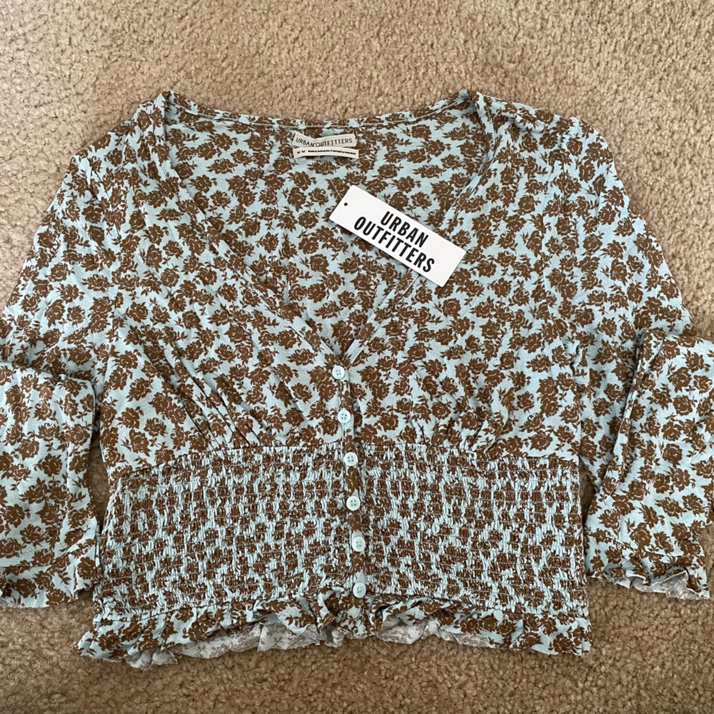 Urban Outfitters BL MOTIF Long Sleeve Shirt